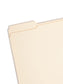 Reinforced Tab Fastener File Folders, 1/3-Cut Tab, 1 Fastener, Manila Color, Letter Size, Set of 50, 086486145343