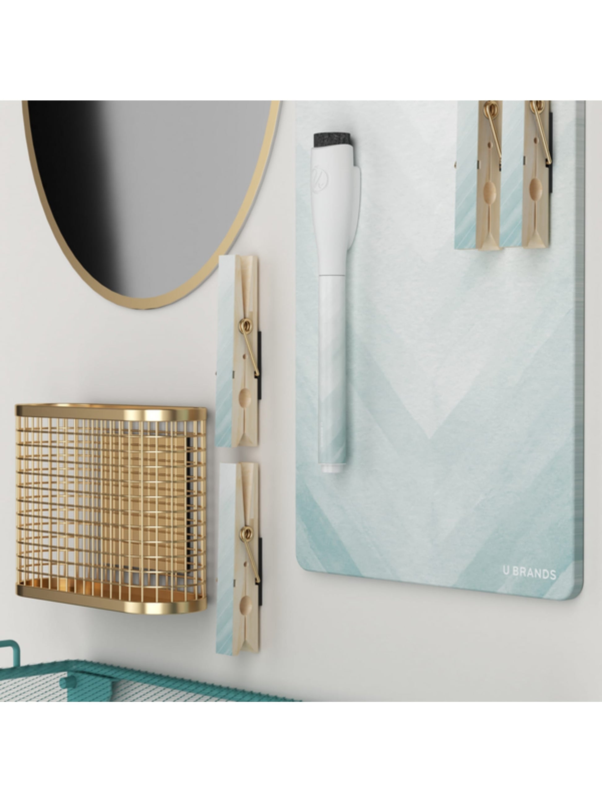 9pc Fashion Locker Kit w/Shelf, Blue, Dry Erase Board - 5" x 8"
Mirror - 5" x 6.5", Blue, Dry Erase Board - 5" X 8"
Mirror - 5" X 6.5" Size, Set of 9, 843463150703