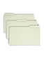 Pressboard File Folders, 2 inch Expansion, Gray/Green Color, Legal Size, Set of 25, 086486182348