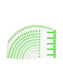 AlphaZ® NCC Color-Coded Name Labels - Sheets, Light Green Color, 3-5/8" X 1-5/32" Size, Set of 1, 086486671644