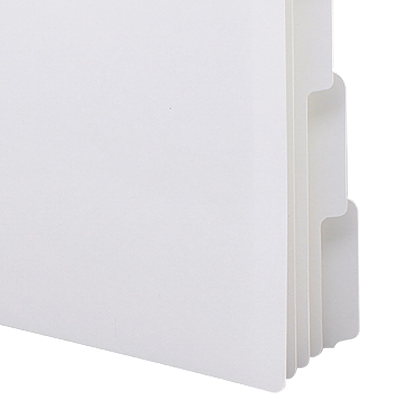 Three-Ring Binder Index Dividers, 20 Sets of 5 Dividers Each, 1/5-Cut Tabs, White Color, Letter Size, Set of 5, 30086486894150