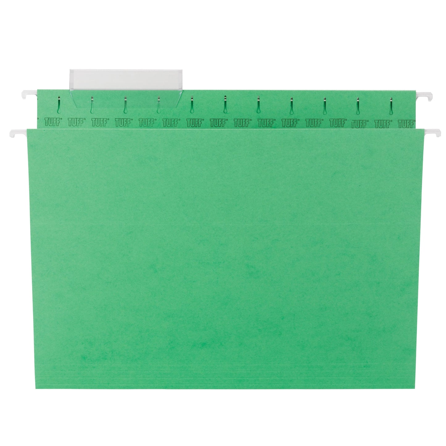 TUFF® Hanging File Folders with Easy Slide® Tabs, Green Color, Letter Size, Set of 1, 086486640428