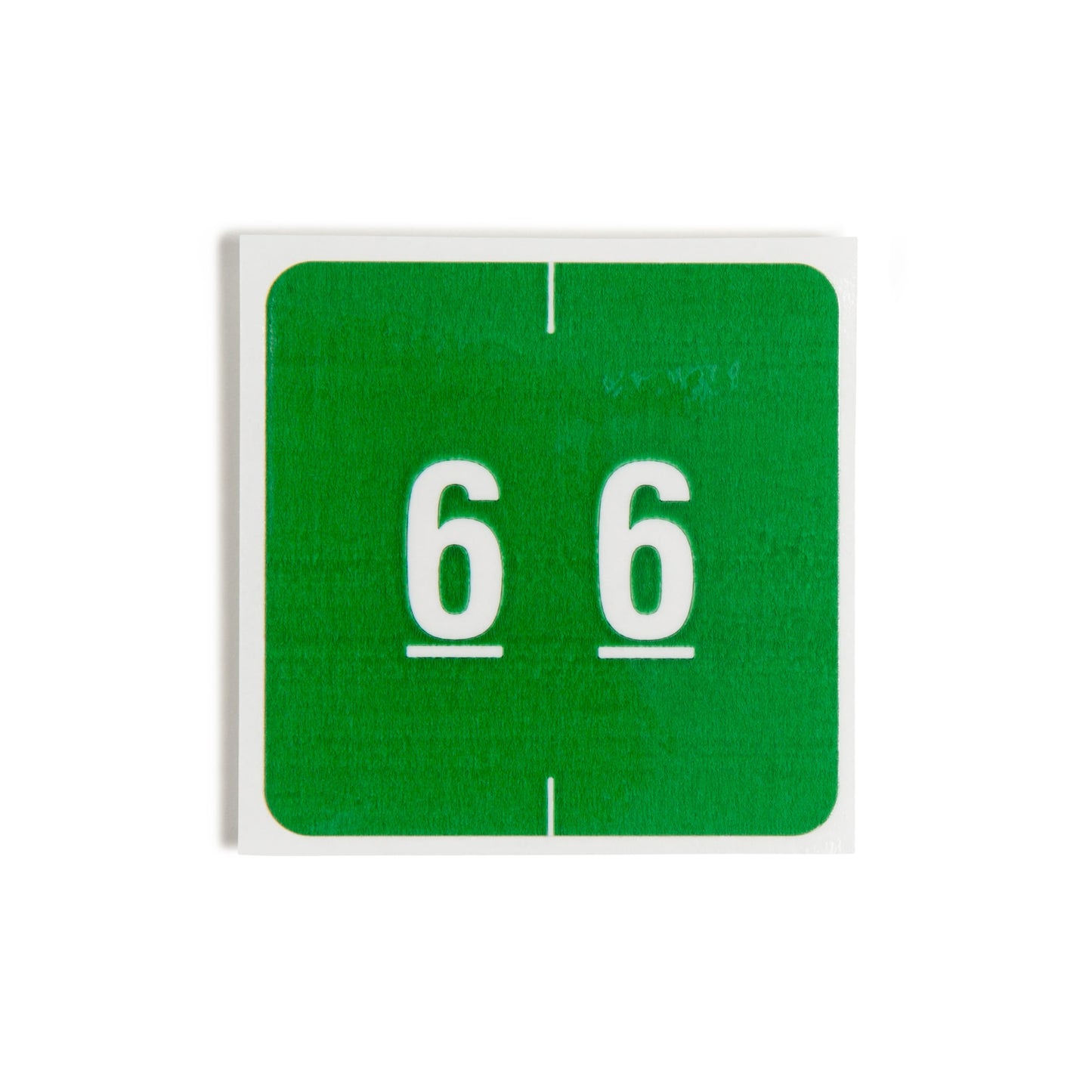 DCC Color-Coded Numeric Labels - Rolls, Green Color, 1-1/2" X 1-1/2" Size, Set of 250, 086486674263