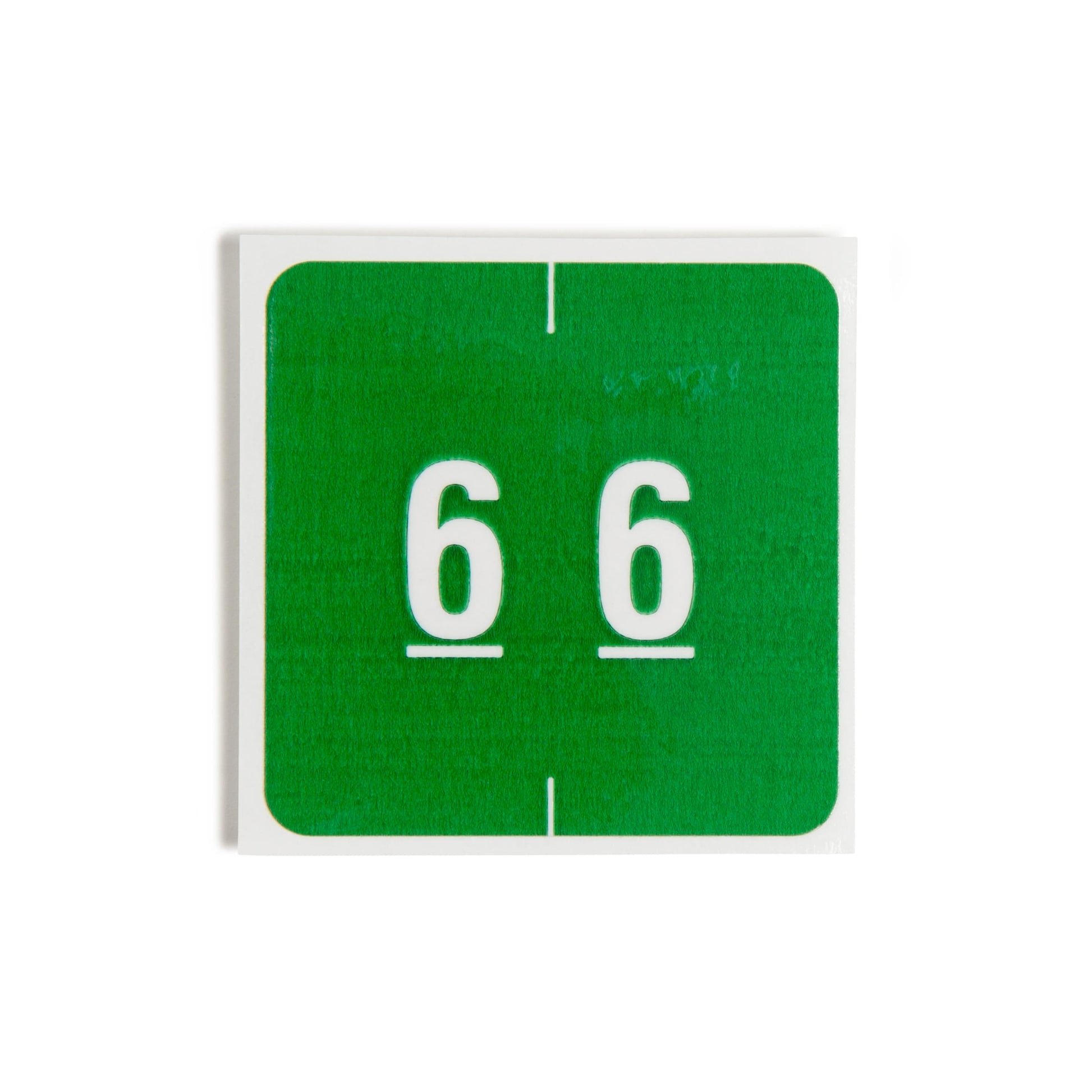 DCC Color-Coded Numeric Labels - Rolls, Green Color, 1-1/2" X 1-1/2" Size, Set of 250, 086486674263