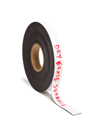 U Brands Magnetic Tape Roll, White, 6 CT
