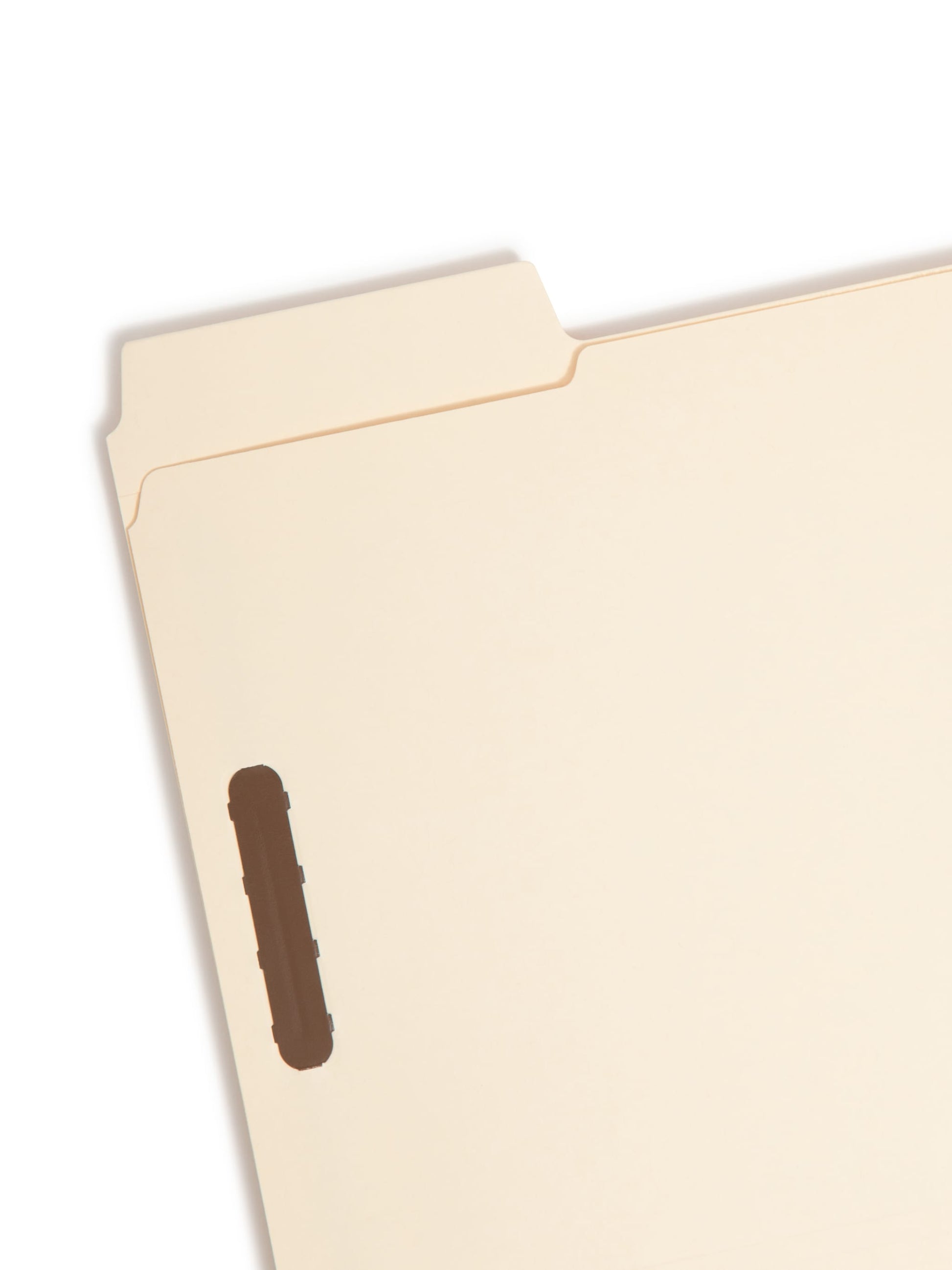 SuperTab® Heavyweight Fastener File Folders, Manila Color, Letter Size, Set of 50, 086486145459