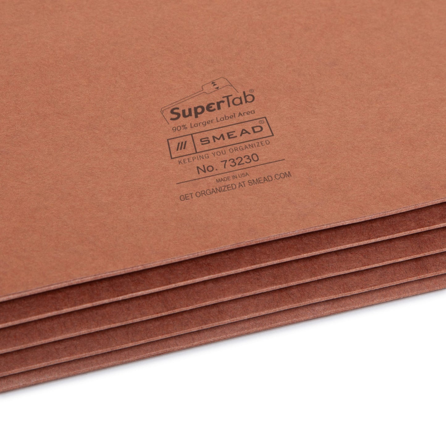 SuperTab® File Pockets, 3-1/2 Inch Expansion, Straight-Cut Tab, Redrope Color, Letter Size, Set of 25, 30086486732308