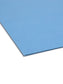 Reinforced Tab File Folders, 1/3-Cut Tab, Blue Color, Letter Size, Set of 100, 086486120340