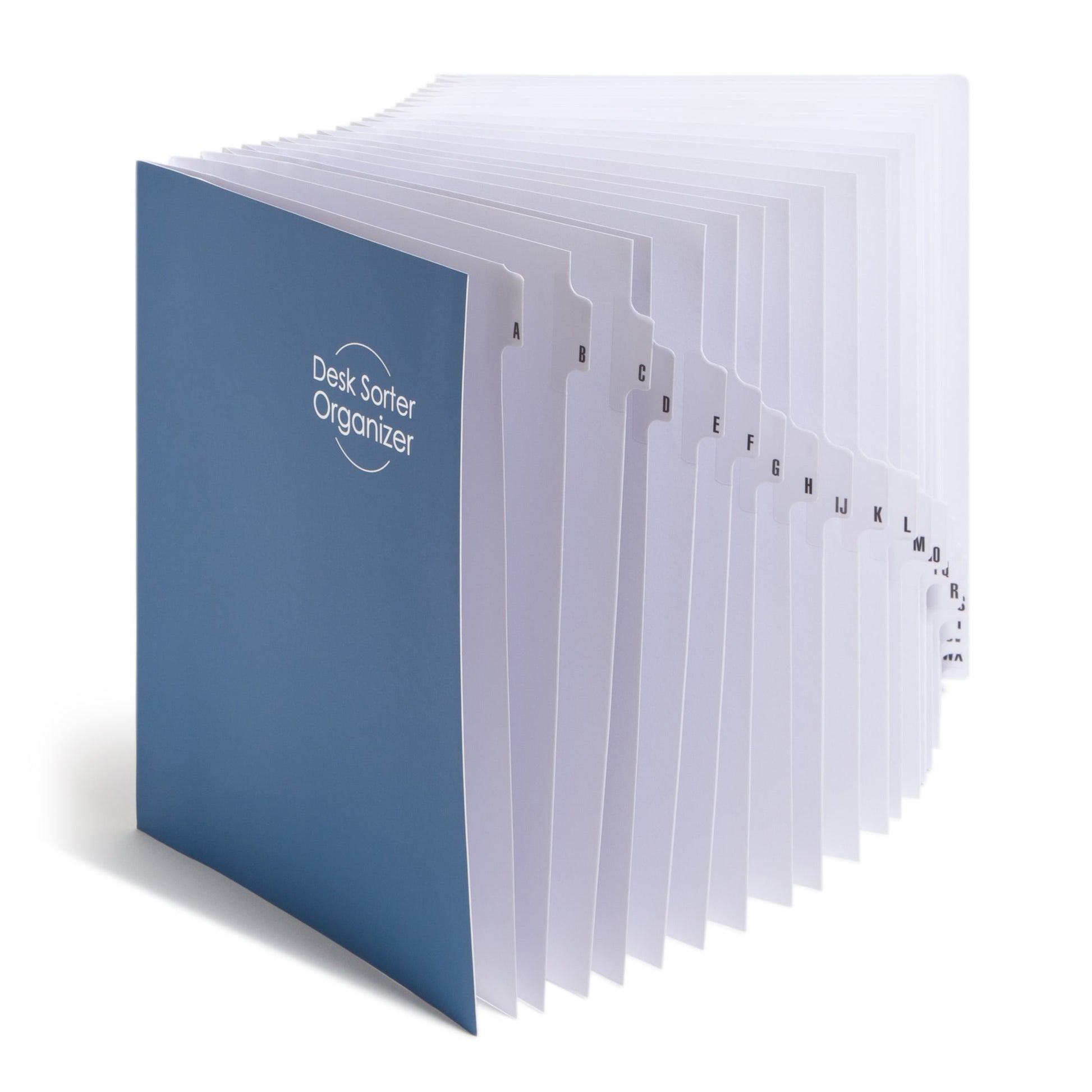 Desk File/Sorters, Dark Blue Color, Letter Size, Set of 1, 086486892827