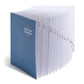 Desk File/Sorters, Dark Blue Color, Letter Size, Set of 1, 086486892827