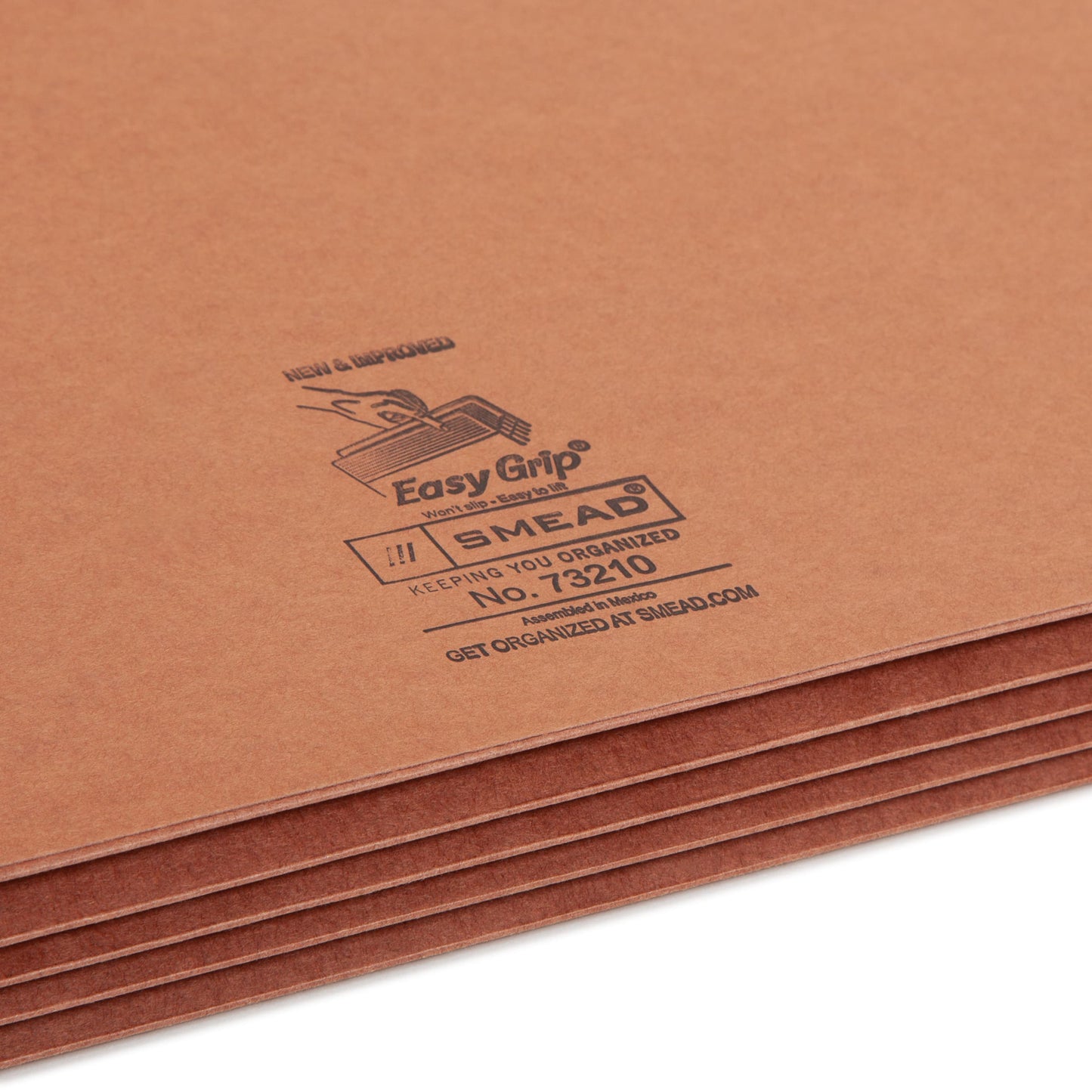 Easy Grip® File Pockets, 3-1/2 inch Expansion, Straight-Cut Tab, Redrope Color, Legal Size, Set of 25, 30086486732100