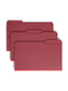 SafeSHIELD® Pressboard Fastener File Folders, 2 inch Expansion, 1/3-Cut Tab, Bright Red Color, Legal Size, Set of 25, 086486199360