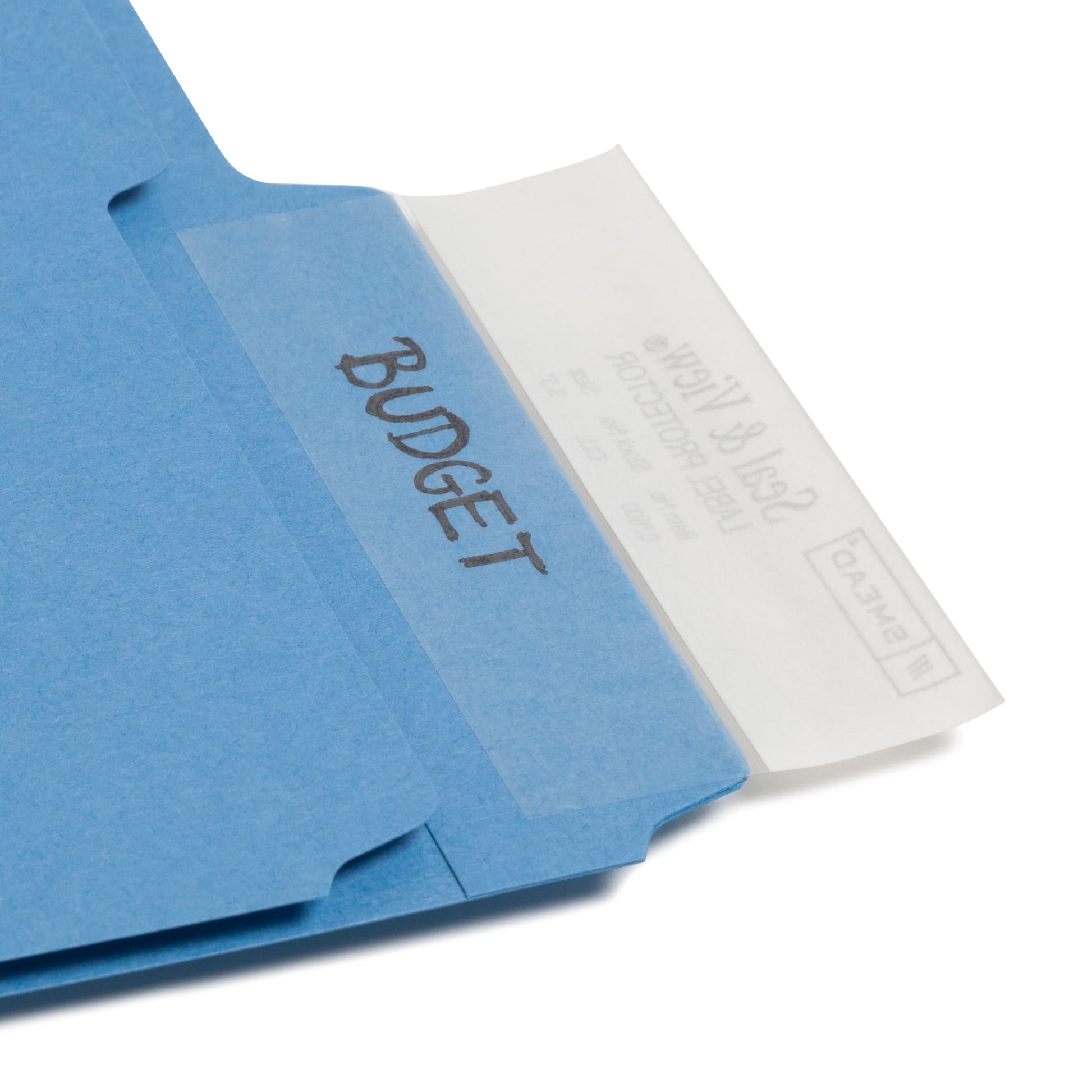 Seal and View® Clear Label Protectors, Clear Color, 3-1/2" X 1-11/16" Size, Set of 100, 086486676007