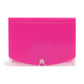 Poly Expanding Files with Flap, 6 Pockets, Wave Pattern, Pink Color, Letter Size, Set of 1, 086486708746