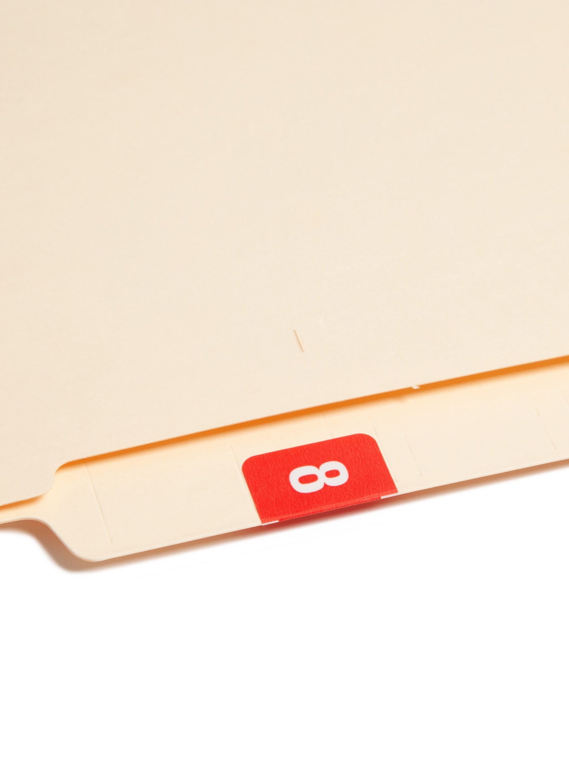 DCCRN Color-Coded Numeric Labels - Rolls, Red Color, 1-1/4" X 1" Size, Set of 50, 086486673488