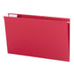 Standard Hanging File Folders with 1/5-Cut Tabs, Red Color, Legal Size, Set of 25, 086486641678