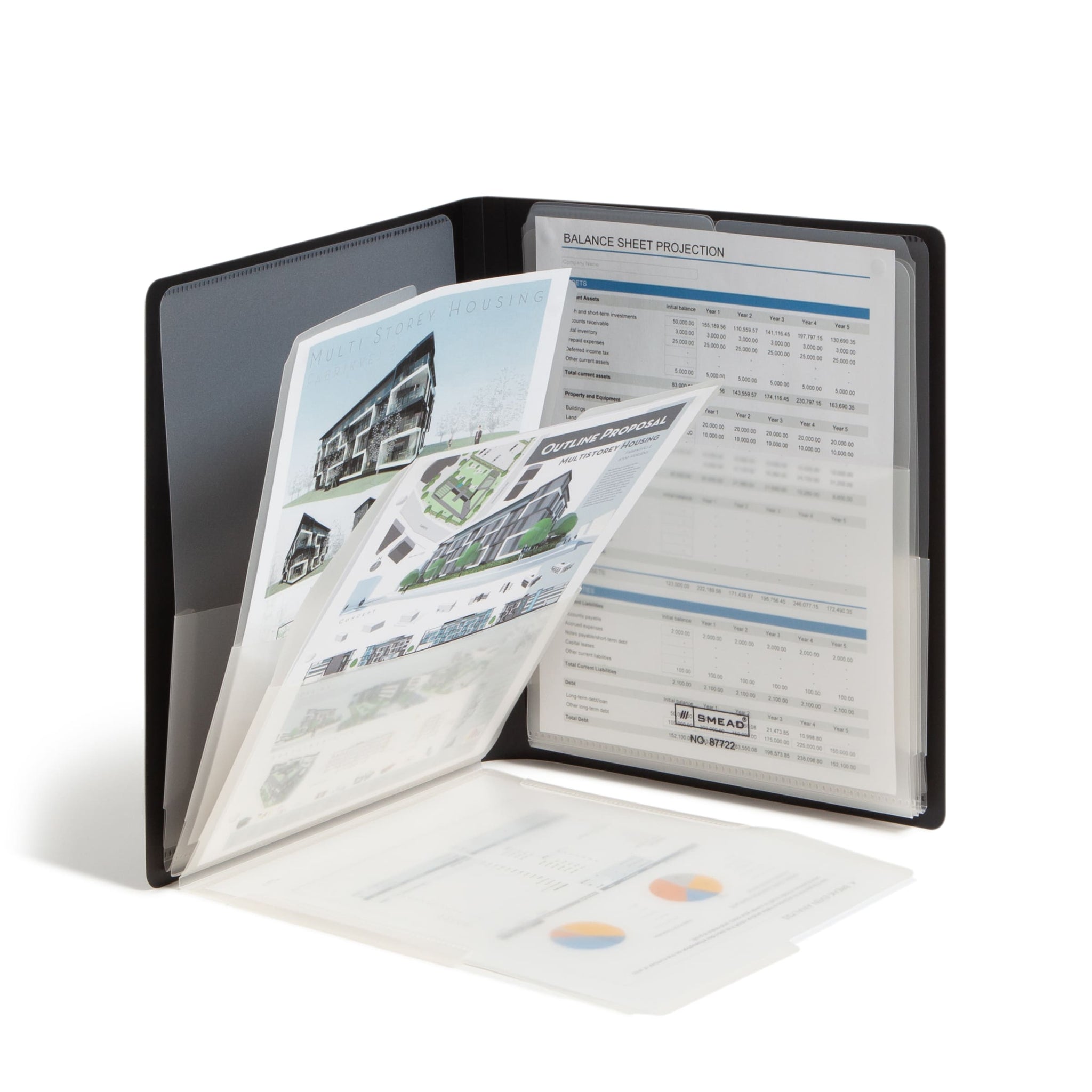 Smead Organized Up® Poly Stackit® Organizers, 8 Pockets