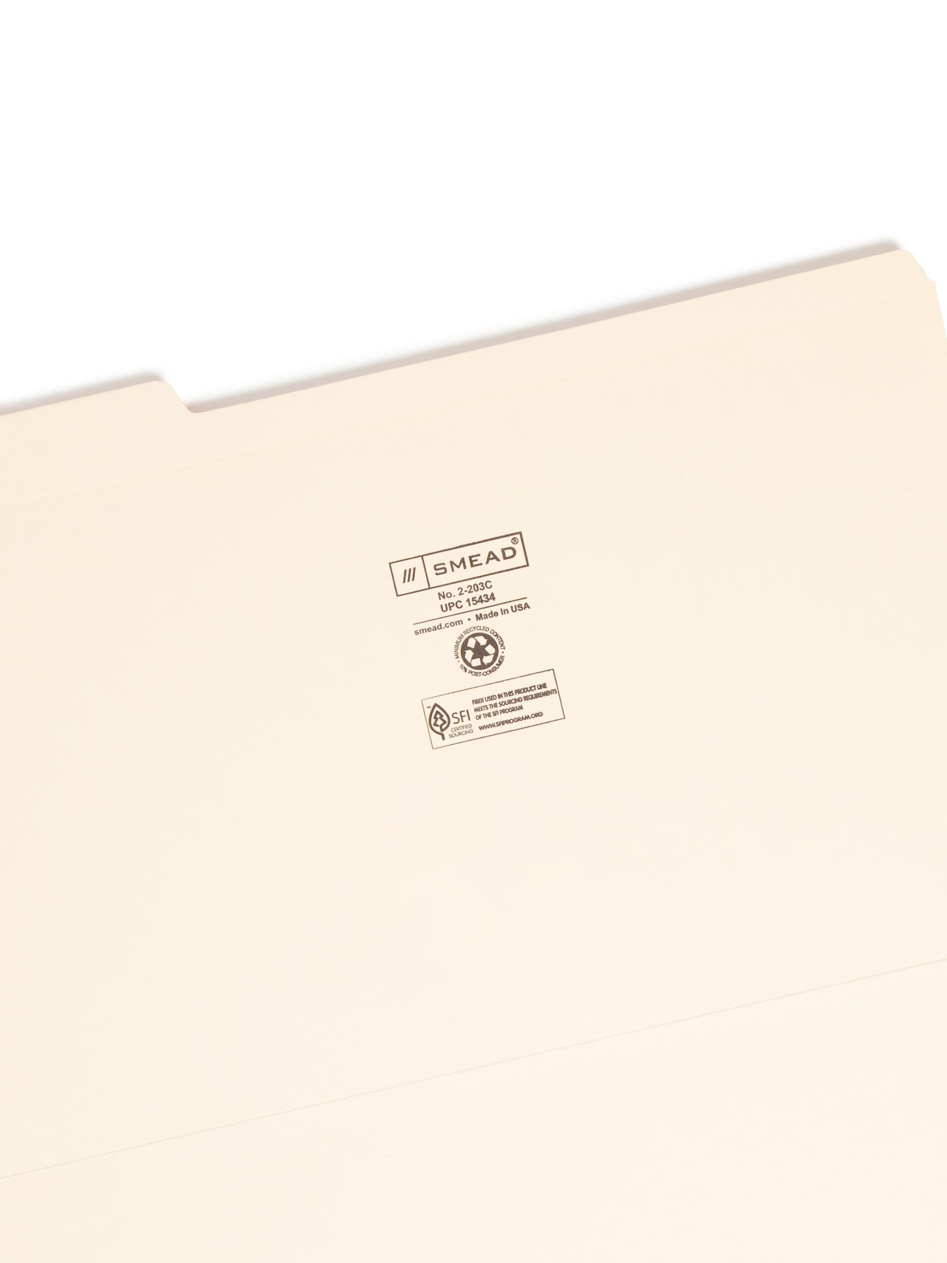 Heavy Duty Reinforced Tab File Folders, 1/3-Cut TabReinforced Tab File Folders, 1/3 Cut, Manila, Letter, Manila, Letter Size, Set of 45, 086486104388
