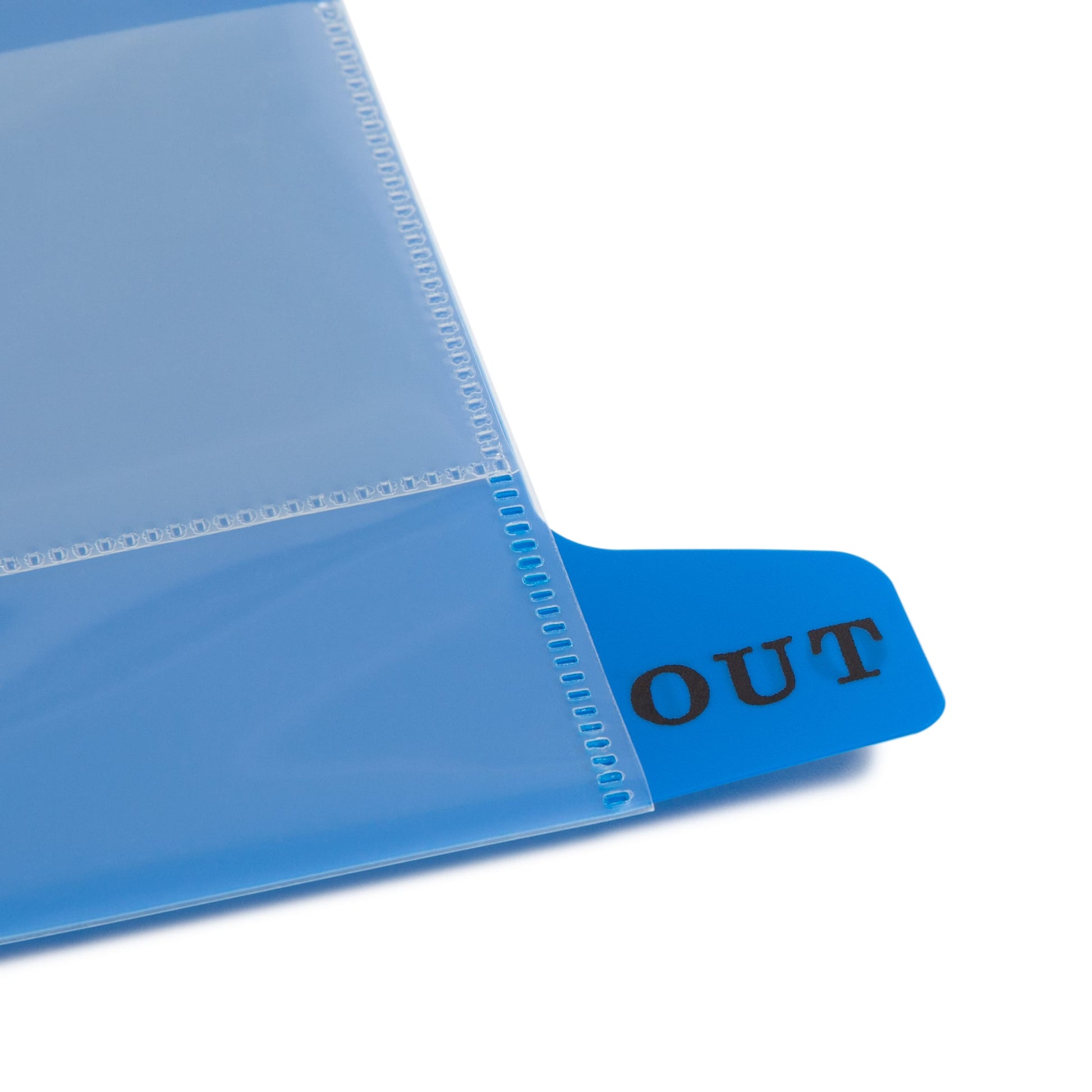 Poly End Tab Out-Guides, Blue Color, Letter Size, Set of 25, 086486619516