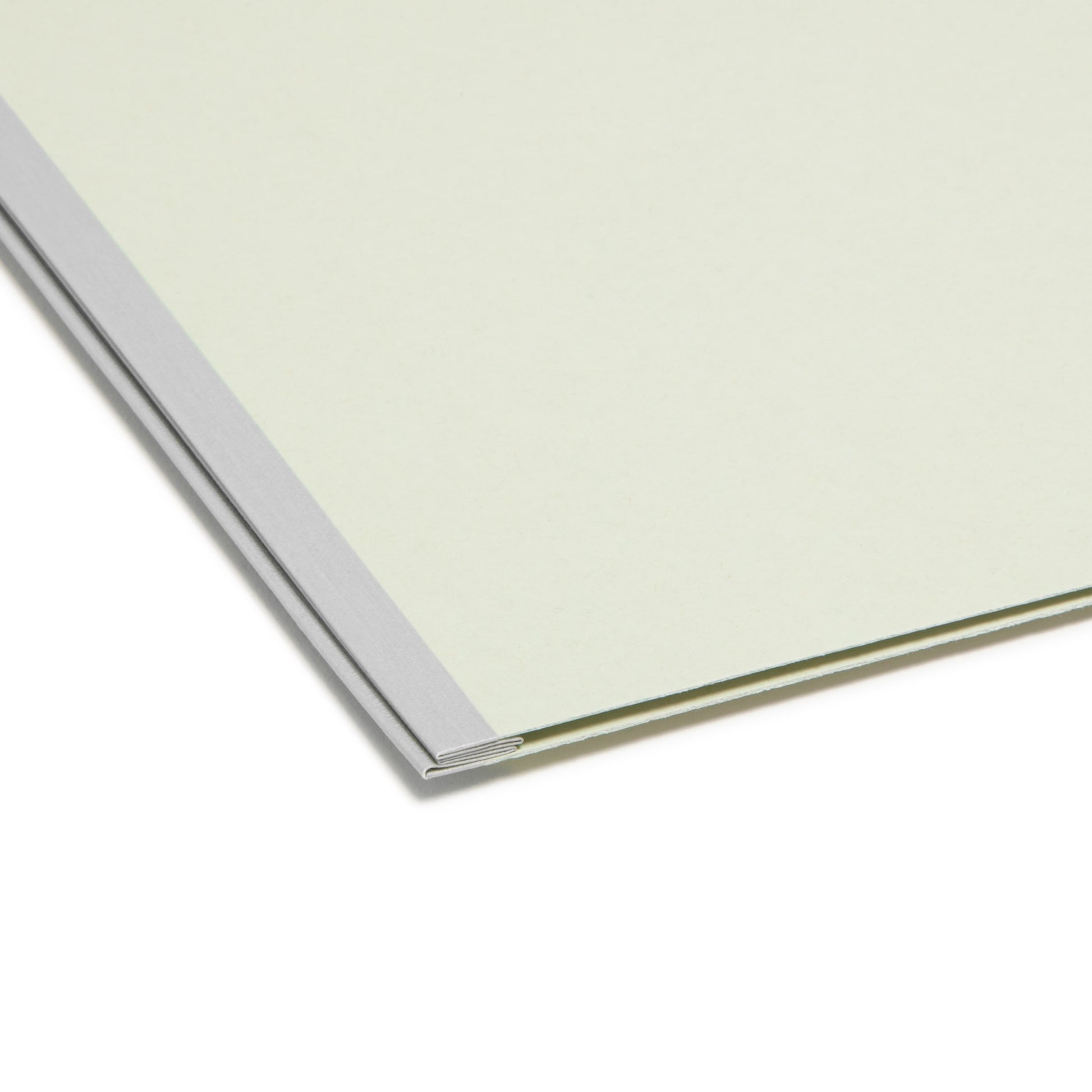 Pressboard File Folders, 2 inch Expansion, Gray/Green Color, Legal Size, Set of 25, 086486182348