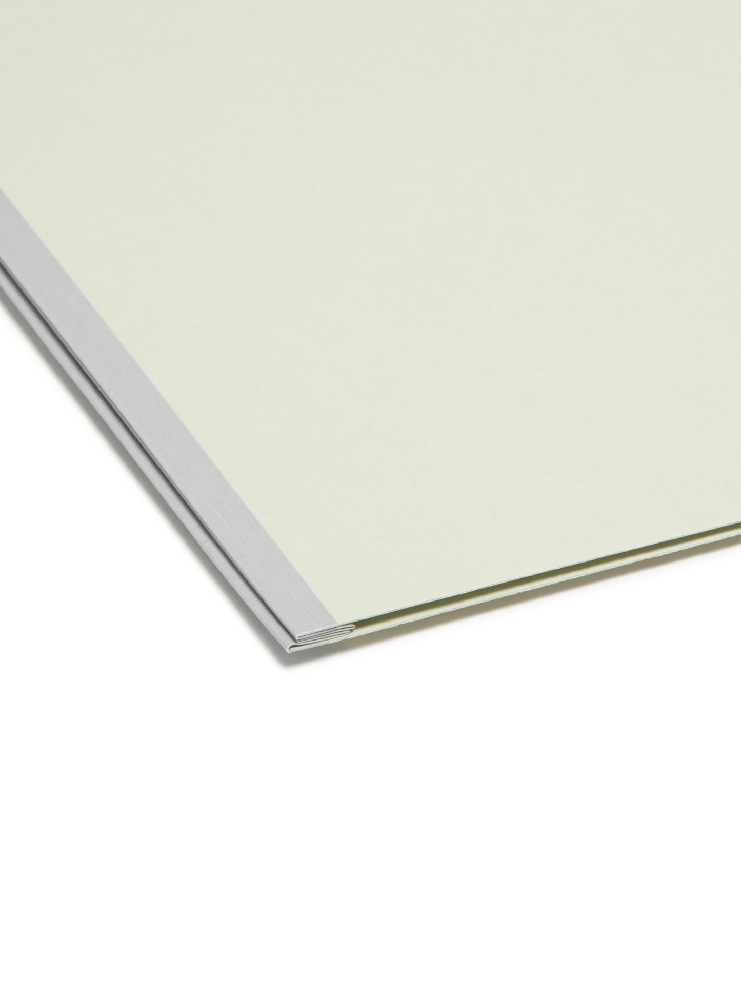Pressboard File Folders, 2 inch Expansion, Gray/Green Color, Legal Size, Set of 25, 086486182348