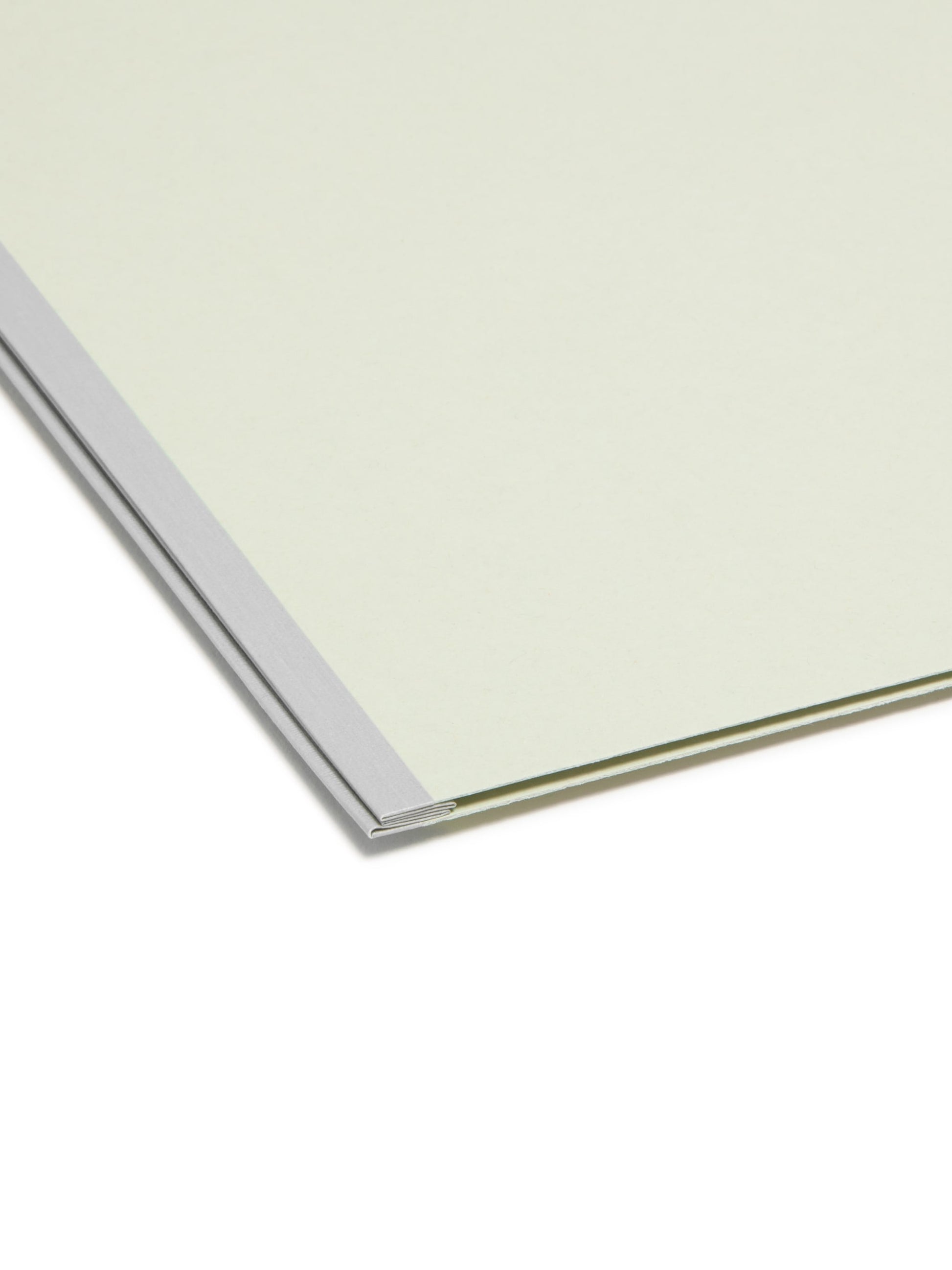 Pressboard File Folders, 2 inch Expansion, Gray/Green Color, Legal Size, Set of 25, 086486182348