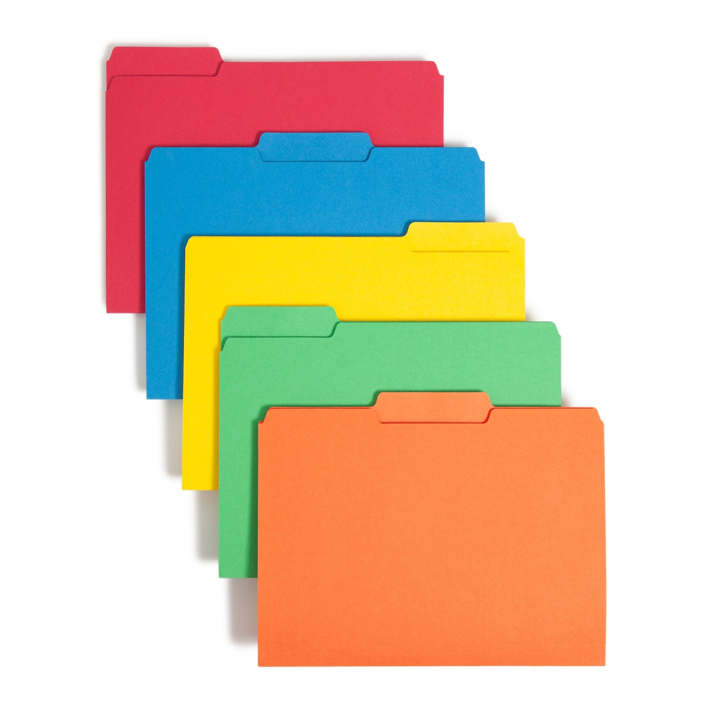 Interior File Folders, Assorted Colors Color, Letter Size, Set of 100, 086486102292
