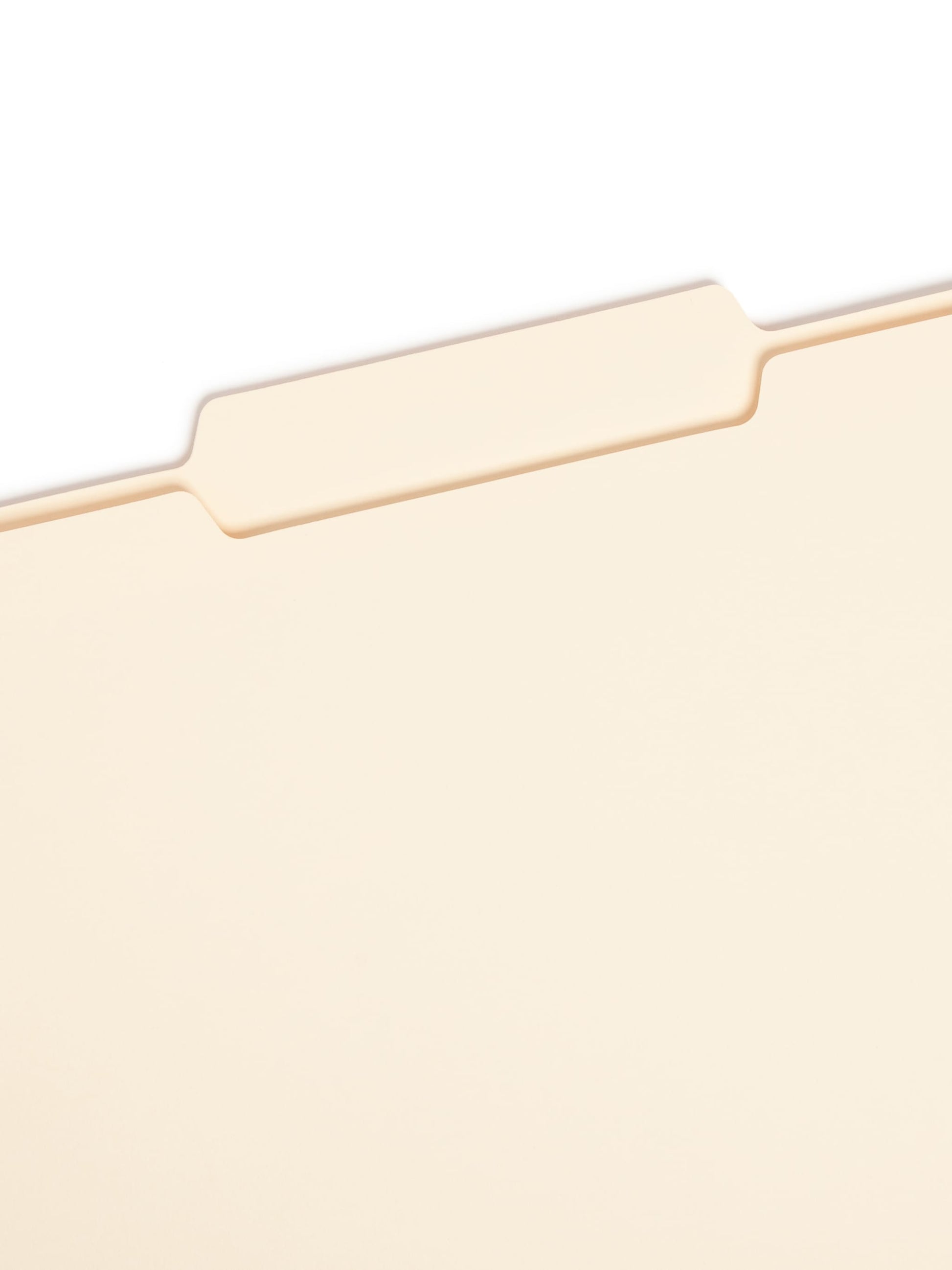 Standard File Folders, 1/3-Cut Center Tab, Manila Color, Legal Size, Set of 100, 086486153324