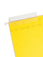 TUFF® Hanging File Folders with Easy Slide® Tabs, Yellow Color, Letter Size, Set of 1, 086486640442