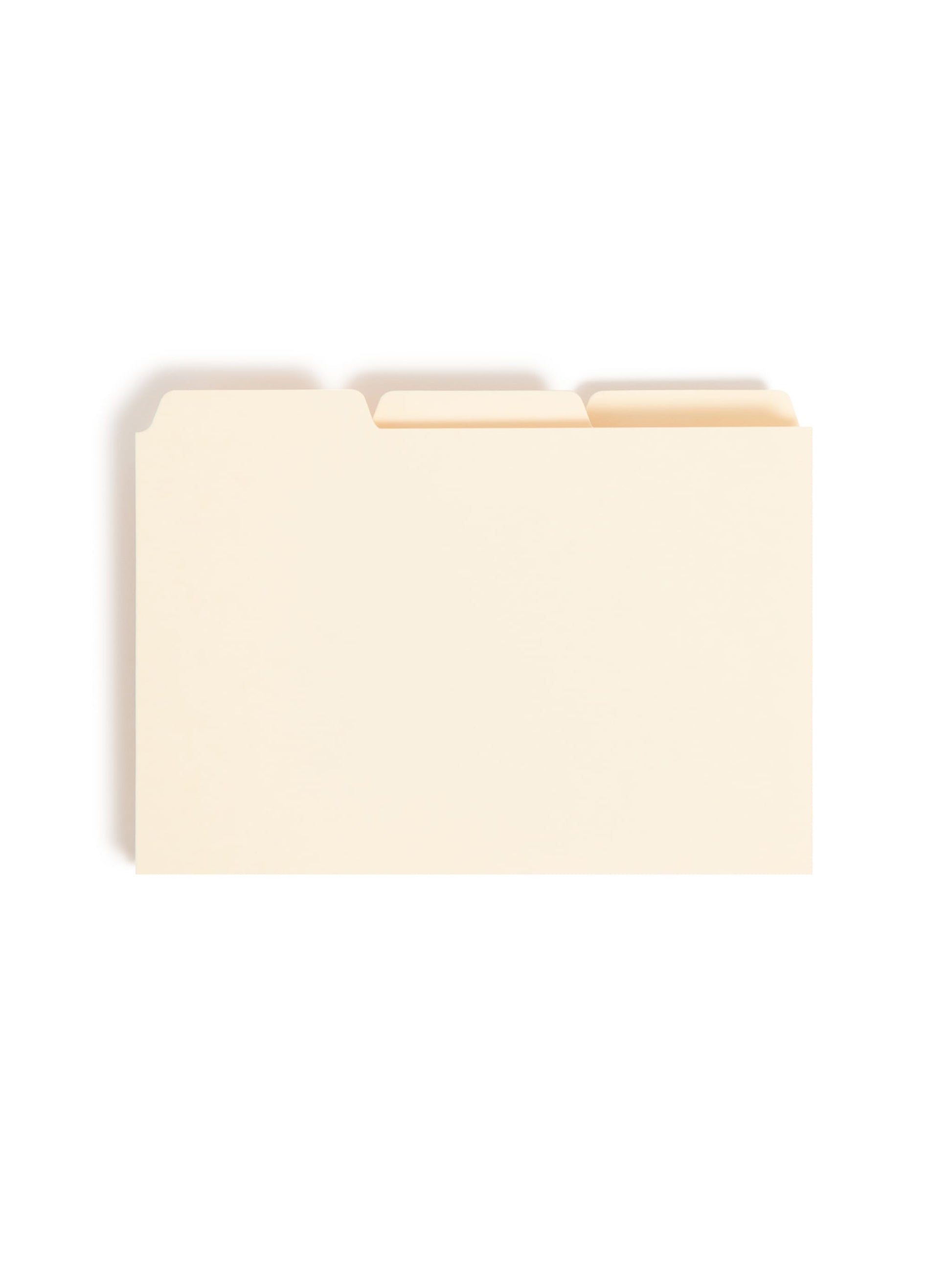 Heavyweight Card-Sized Guides with Blank or Alphabetic Tabs, Manila Color, 4" X 6" Size, Set of 100, 086486560306