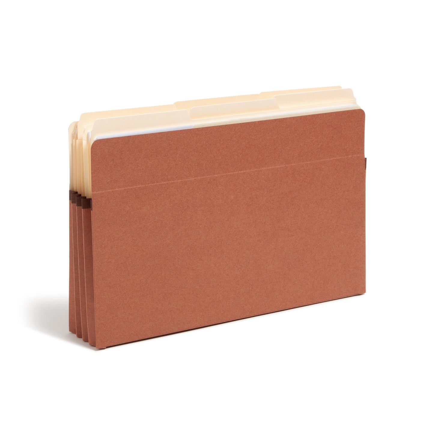 Redrope File Pockets, Straight-Cut Tab, 3-1/2 inch Expansion, Redrope Color, Legal Size, Set of 25, 30086486742246