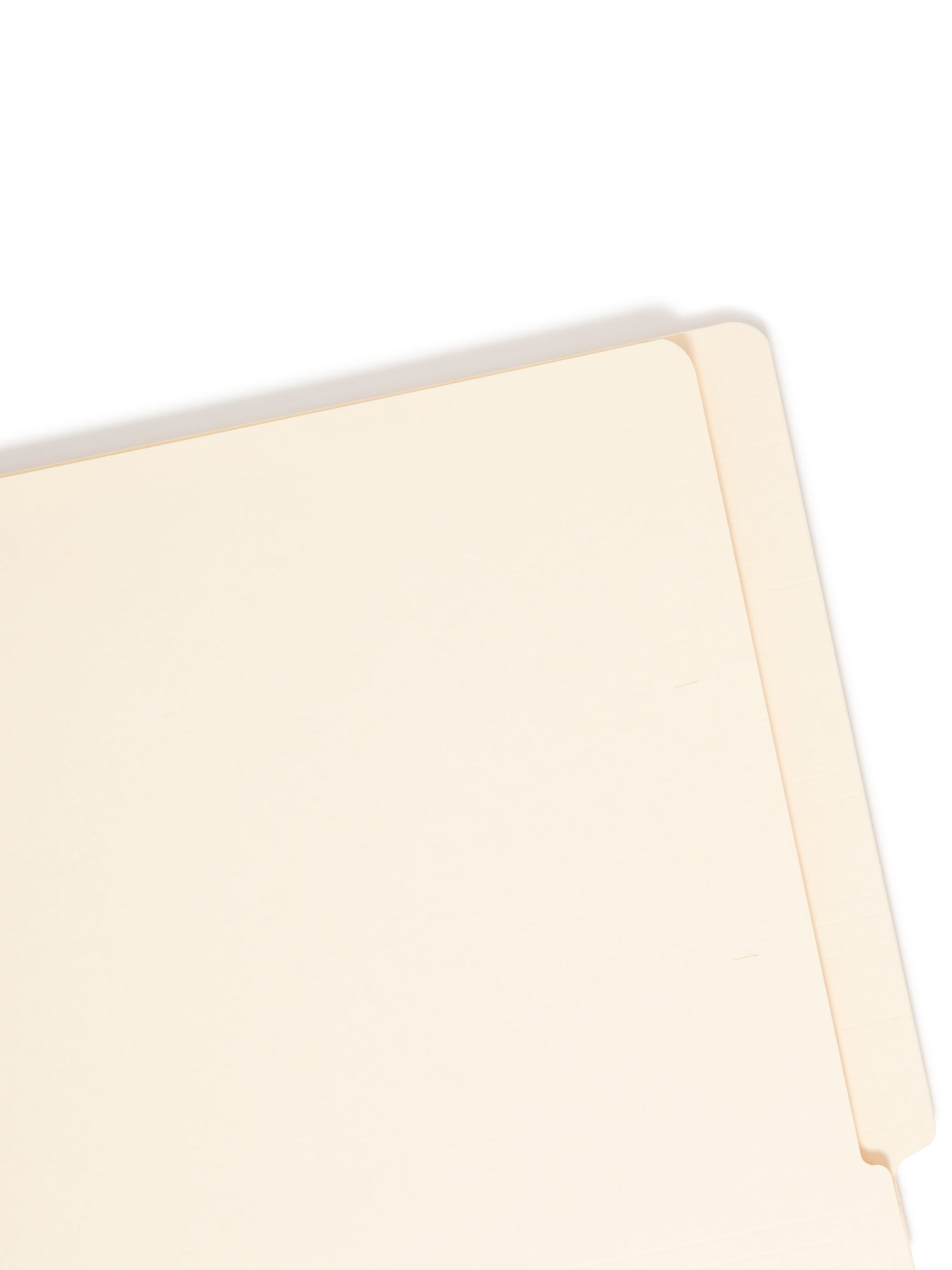 Shelf-Master® Reinforced End Tab File Folders, Straight-Cut Tab, 9-1/2 inch Front, Manila Color, Letter Size, Set of 100, 086486241106