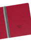 Premium Pressboard Report Covers, Metal Prong with Compressor, Side Fastener, 3 inch Expansion, 1 Fastener, Bright Red Color, Letter Size, 