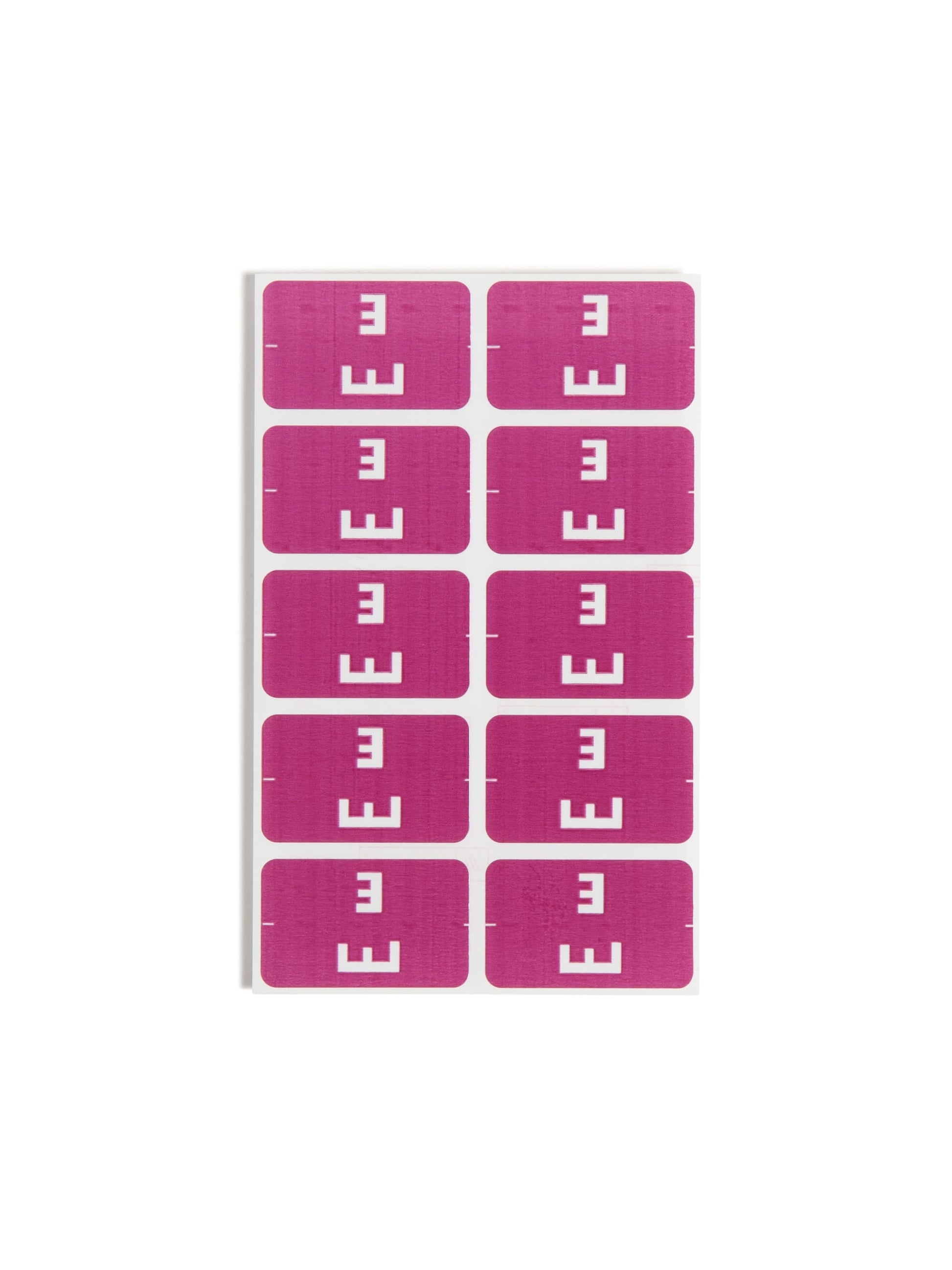 AlphaZ® ACCS Color Coded Alphabetic Labels - Sheets, Purple Color, 1" X 1-5/8" Size, Set of 100, 086486671750