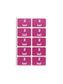 AlphaZ® ACCS Color Coded Alphabetic Labels - Sheets, Purple Color, 1" X 1-5/8" Size, Set of 100, 086486671750