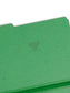 Pressboard File Folder, 1 inch Expansion, 1/3-Cut Tab, Green Color, Letter Size, Set of 25, 086486215466