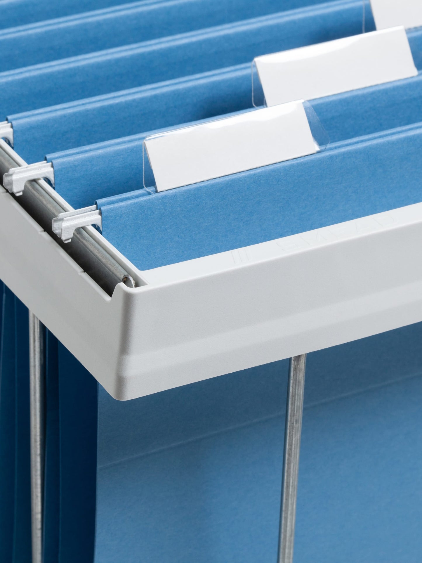 Adjustable Hanging File Folder Frame, Ecommerce Packaging, White Color, Letter Size, Set of 1, 086486648516