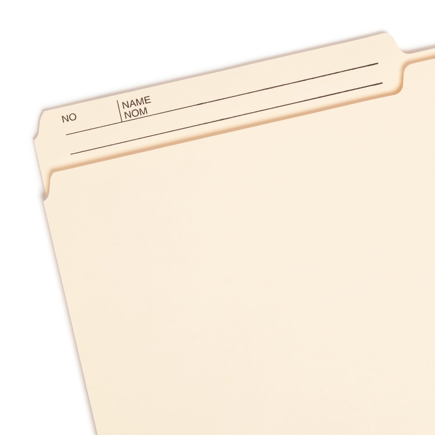 WaterShed®/CutLess® Reversible Printed Tab File Folders, Manila Color, Legal Size, Set of 100, 086486153904