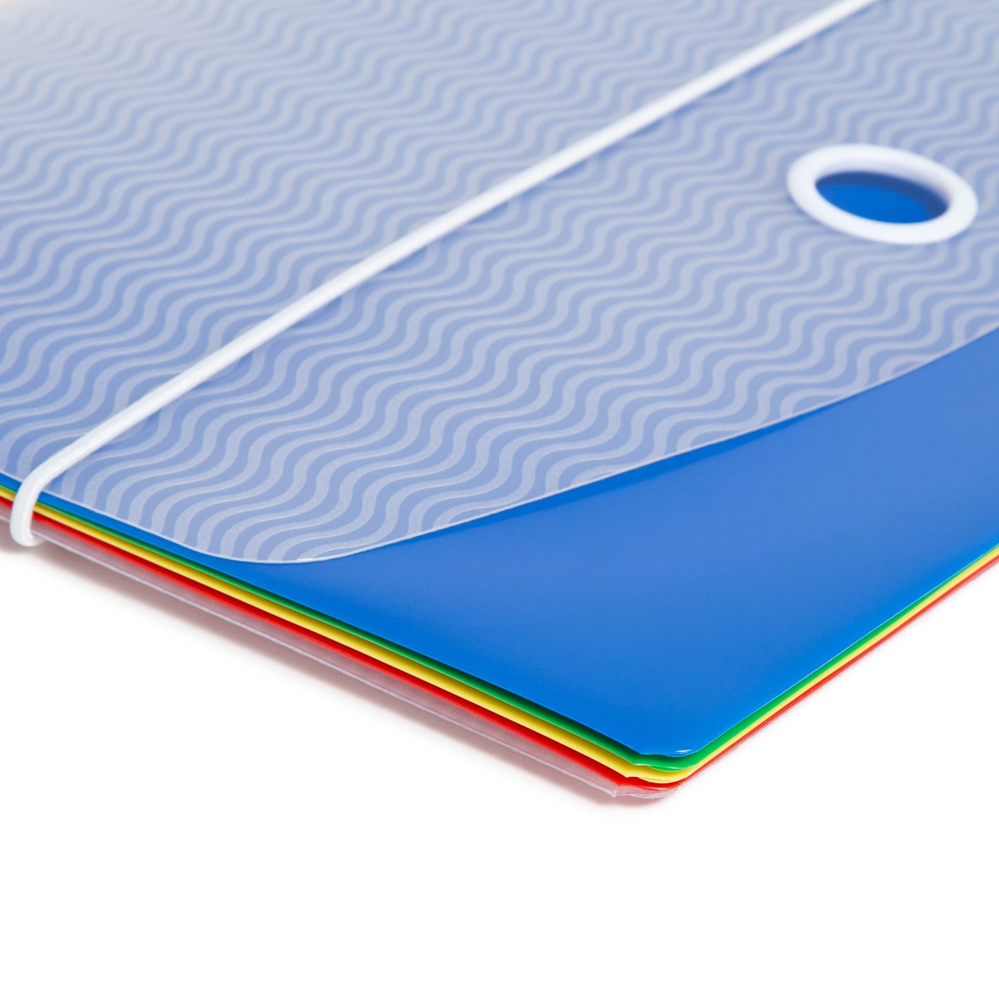 Cascading Wall Organizer, 4 Pockets, 4 Dividers, Assorted Colors Color, Letter Size, 086486920506