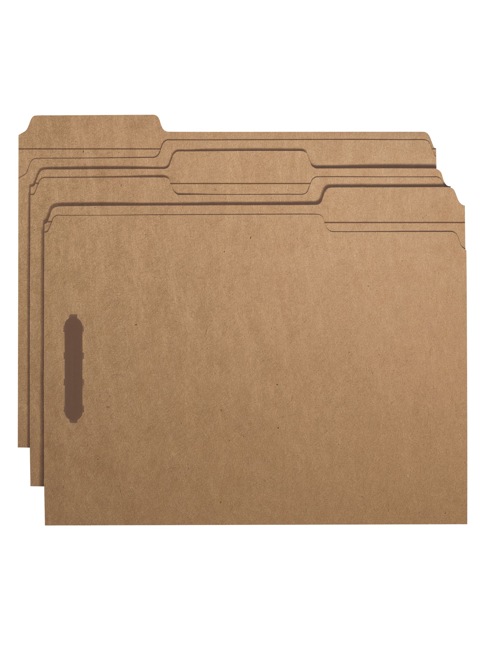 Reinforced Tab Fastener File Folders, 1/3 Cut, Kraft, LetterReinforced Tab Fastener File Folders, 1/3 Cut, Kraft, Letter, Kraft, Letter Size, Set of 1, 086486148399
