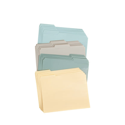 Poly Slash-Pocket File Folders, Twilight Color, Letter Size, Set of 1, 086486105446