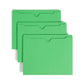 Colored File Jackets, Reinforced Straight-Cut Tab, No Expansion, Green Color, Letter Size, Set of 100, 30086486755031