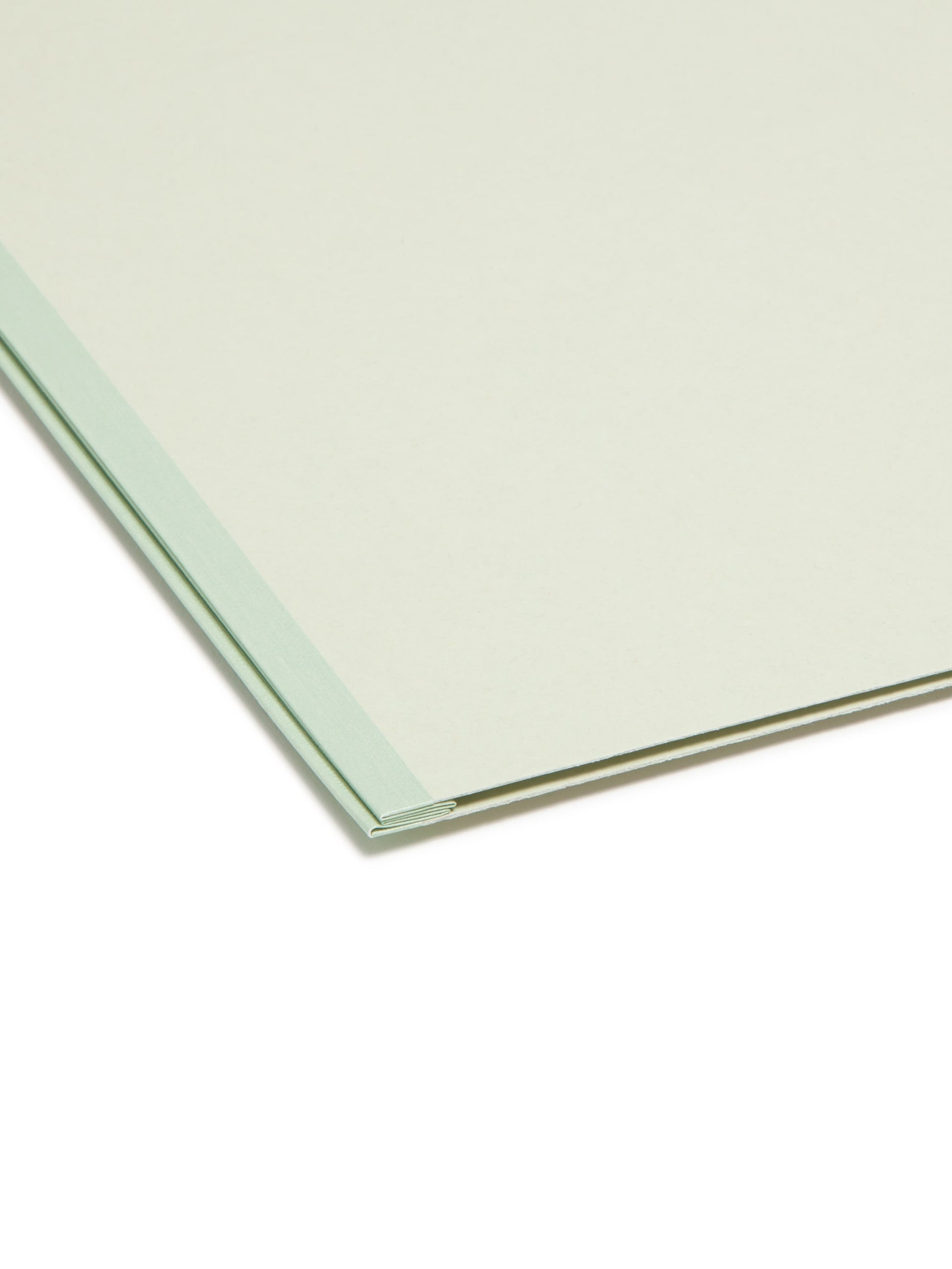 SuperTab® Pressboard Fastener File Folders, Gray/Green Color, Legal Size, Set of 25, 086486199810