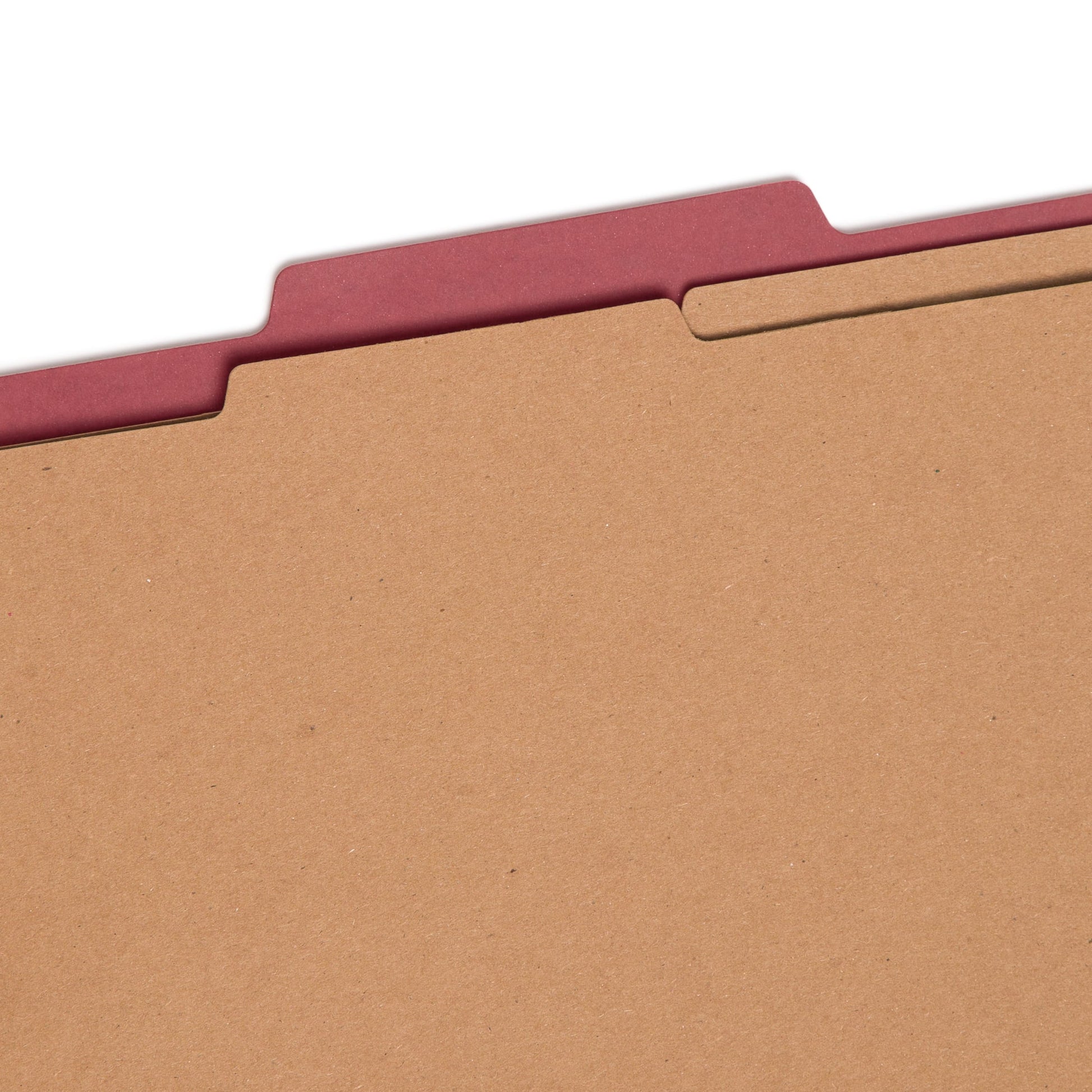 SafeSHIELD® Pressboard Classification File Folders with Pocket Dividers, Bright Red Color, Legal Size, Set of 10, 30086486190825