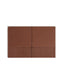 Redrope-Printed Partition Wallets with Elastic Cord, 5-1/4 Inch Expansion, 6 Pocket, 5 Divider, Brown Color, Legal Size, Set of 10, 30086486724754