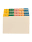Heavyweight Filing Guides with Alphabetic Indexing, Manila - Multi-Colored Tabs Color, Legal Size, Set of 1, 086486521802