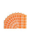 AlphaZ® ACCS Color Coded Alphabetic Labels - Sheets, Orange Color, 1" X 1-5/8" Size, Set of 100, 086486671897
