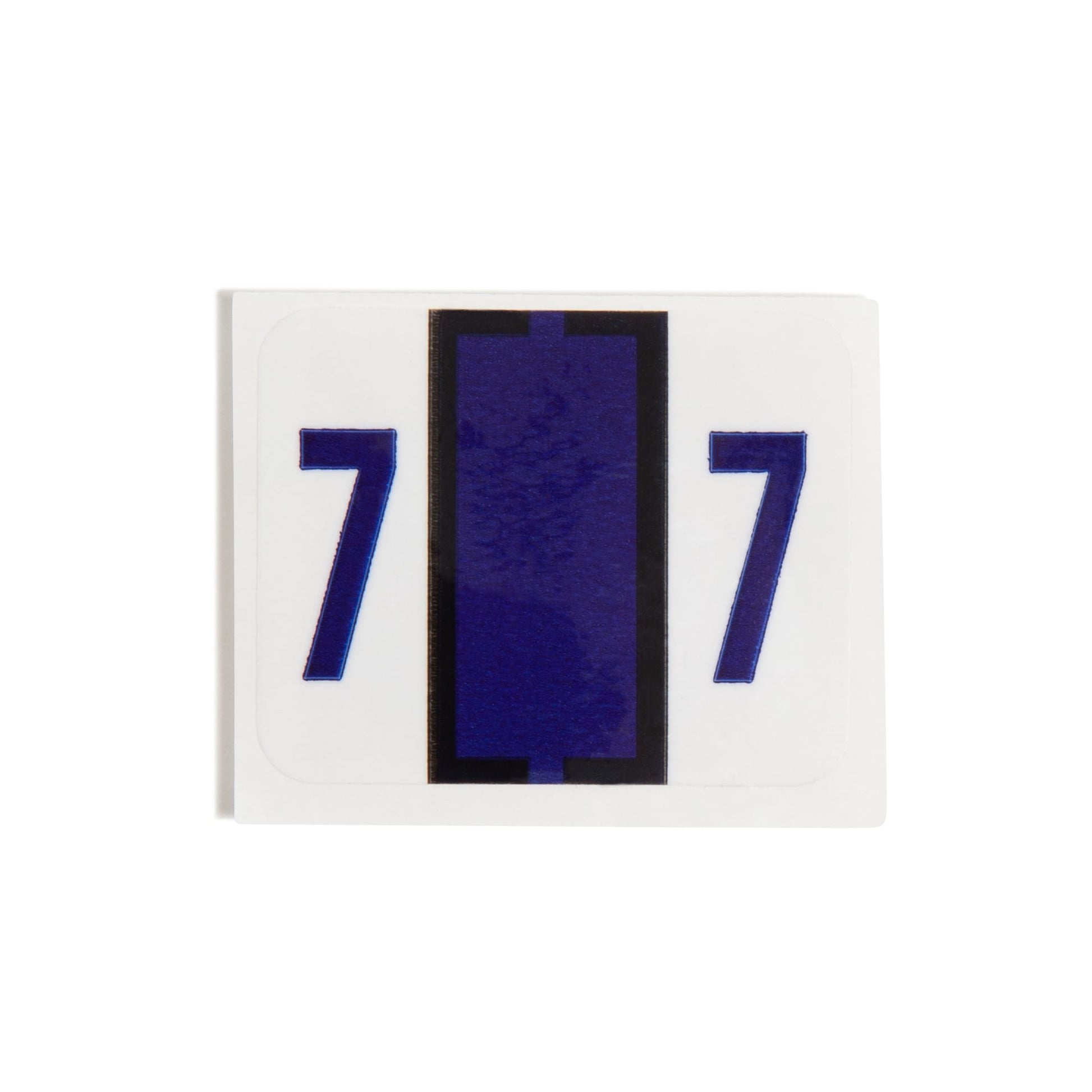 BCCRN Bar Style Color-Coded Numeric Labels, 0-9 Rolls, Purple Color, 1-1/4" X 1" Size, Set of 50, 086486673778