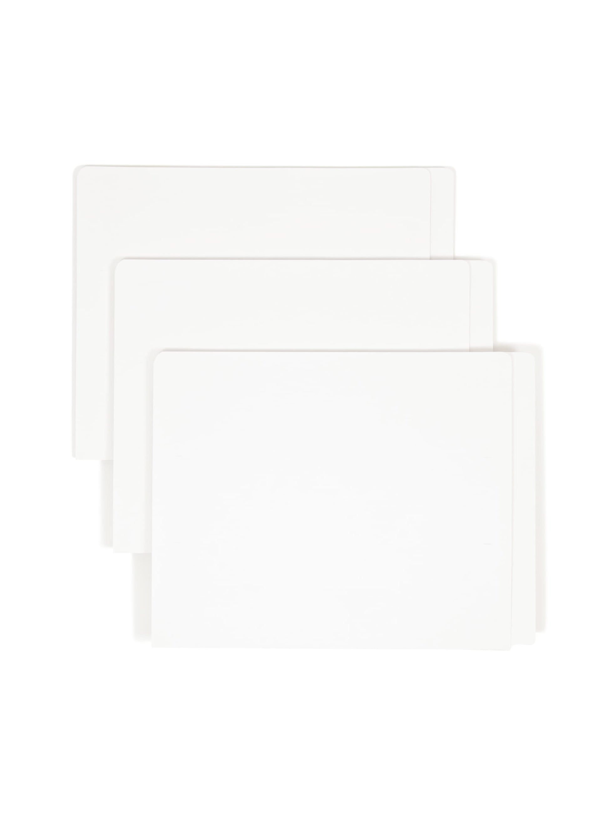 Reinforced End Tab File Folders, Straight-Cut Tab, Ivory Color, Letter Size, Set of 100, 086486245098
