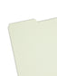 Heavyweight Filing Guides with Blank Tabs, Gray/Green Color, Letter Size, Set of 100, 086486503341